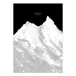 Manaslu - minimalistyczne szczyty górskie