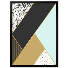 Plakat w ramie Abstrakcja skład geometrycznych