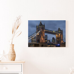 Obraz na płótnie Basztowy Most o zmierzchu Londyn, Anglia