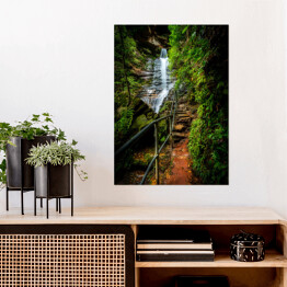 Plakat Wodospady w Blue Mountains National Park