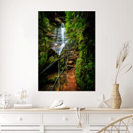 Plakat Wodospady w Blue Mountains National Park