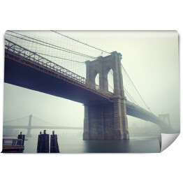 Fototapeta Most Brookliński we mgle