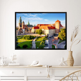 Obraz w ramie Kraków - Zamek na Wawelu w dzień