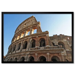 Plakat w ramie Koloseum w Rzymie