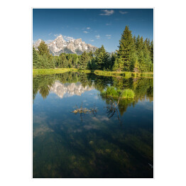 Plakat Lądowisko Schwabachera, Grand Teton NP, Wyoming, USA