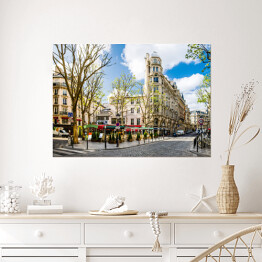Plakat Mały rynek w Paryżu, Francja