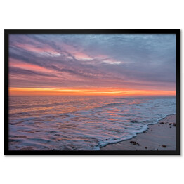 Plakat w ramie Plaża o zachodzie słońca