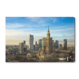 Obraz na płótnie Niesamowita panorama Warszawy
