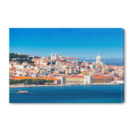 Obraz na płótnie Panorama Lizbony, Portugalia