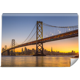 Fototapeta samoprzylepna San Francisco - linia horyzontu od strony Oakland 