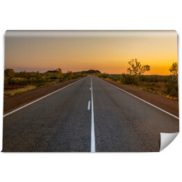 Fototapeta samoprzylepna Zmierzch nad australijską autostradą