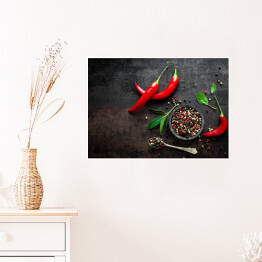 Plakat samoprzylepny Papryczki chili