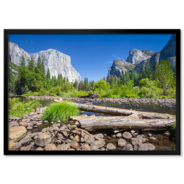 Plakat w ramie Park Narodowy Yosemite, Kalifornia, USA