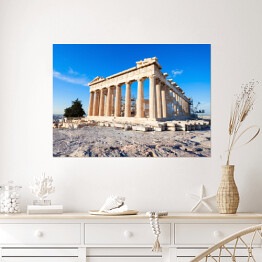Plakat Świątynia Partenon w Atenach