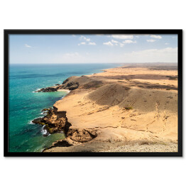 Plakat w ramie Wybrzeże La Guajira - półwysep w Kolumbii