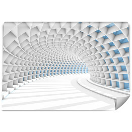 Fototapeta samoprzylepna Półokrągły korytarz 3D
