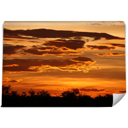 Fototapeta samoprzylepna Afrykański zachód słońca, Tanzania