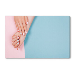 Obraz na płótnie Stylowy modny żeński manicure