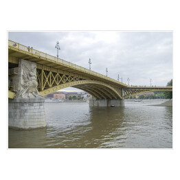 Plakat Most Małgorzaty w Budapeszcie w dziennym świetle