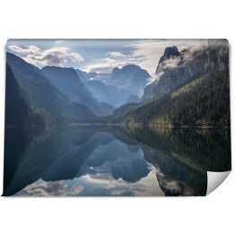 Fototapeta Piękne jezioro w Alpach