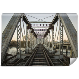 Fototapeta winylowa zmywalna Żelazny most kolejowy