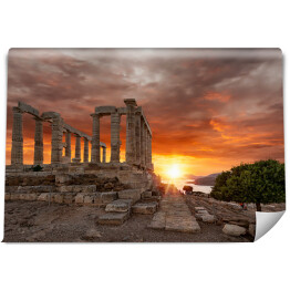Fototapeta winylowa zmywalna Świątynia Posejdona, Ateny, Grecja