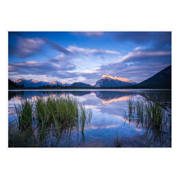 Plakat Krajobraz Banff, Kanada - jezioro o świcie