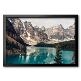 Obraz w ramie Jezioro Moraine, Park Narodowy Banff w Albercie w Kanadzie