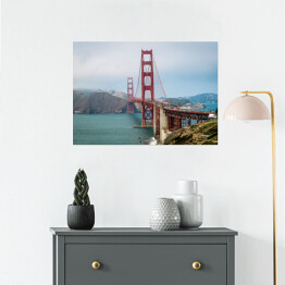 Plakat Golden Gate Bride, USA