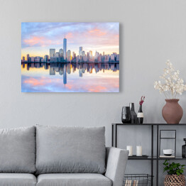 Obraz na płótnie Panorama Manhattanu o poranku