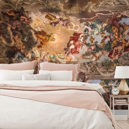 Fototapeta winylowa zmywalna Fresk sufitowy w Palazzo Barberini, Rzym, Włochy
