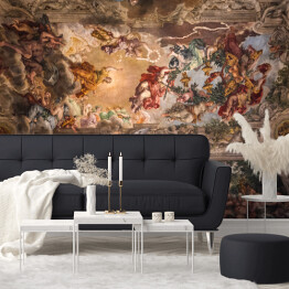 Fototapeta samoprzylepna Fresk sufitowy w Palazzo Barberini, Rzym, Włochy