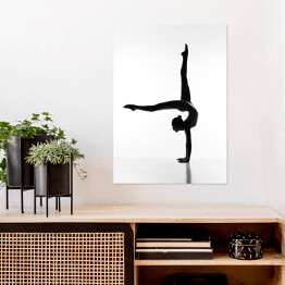 Plakat Gimnastyka w podświetleniu