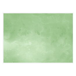 Plakat samoprzylepny Akwarela w delikatnym odcieniu zieleni