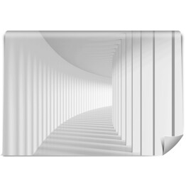 Fototapeta samoprzylepna Długi jednolity korytarz