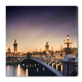 Obraz na płótnie Most Aleksandra III w Paryżu