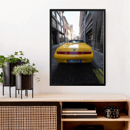 Obraz w ramie Zabytkowy samochód Alfa Romeo