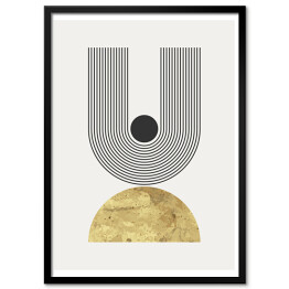 Plakat w ramie Geometryczny plakat Bauhaus no 1