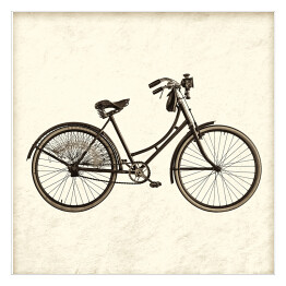 Plakat samoprzylepny Retro rower