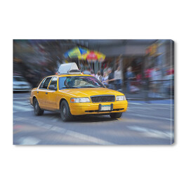 Obraz na płótnie Żółta taksówka w Nowym Jorku.
