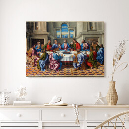 Obraz na płótnie Wenecja - Ostatnia wieczerza Chrystusa przez Girolamo da Santacroce