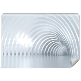Fototapeta samoprzylepna Długi oświetlony tunel