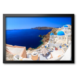 Obraz w ramie Grecja - Santorini