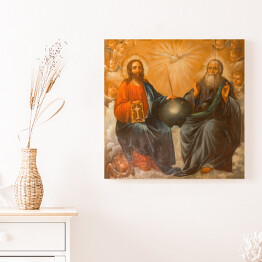 Obraz na płótnie Jerozolima - obraz Świętej Trójcy z Bazyliki Grobu Świętego