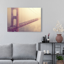 Obraz na płótnie Most Golden Gate spowity mgłą