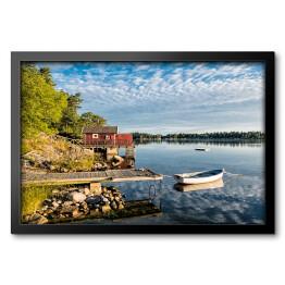 Obraz w ramie Archipelag na szwedzkim wybrzeżu