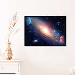 Plakat w ramie Układ Słoneczny - tworzenie Galaktyk