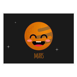 Plakat Uśmiechnięty Mars