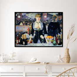Plakat w ramie Edouard Manet "Bar w Folies-Bergère" - reprodukcja
