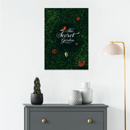 Plakat samoprzylepny "Tajemniczy ogród" - ilustracja